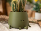 Happy Face Sitting Planter(Set of 2)