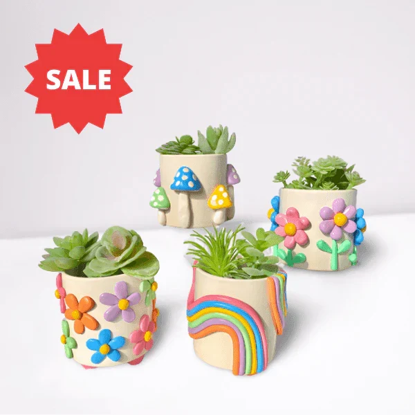 3D Flower planter (Set of 4)
