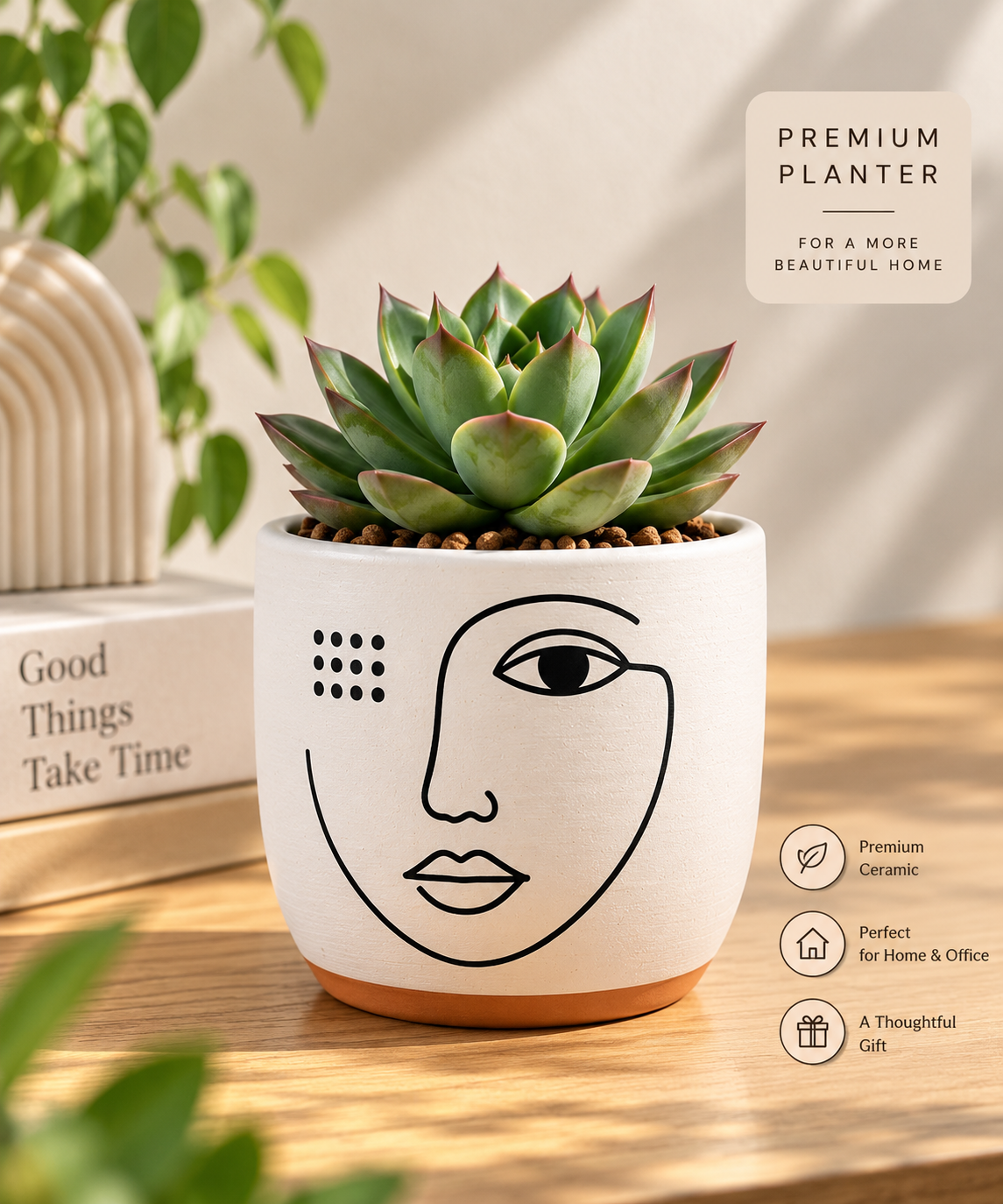 The Visage Planter(Set of 3)