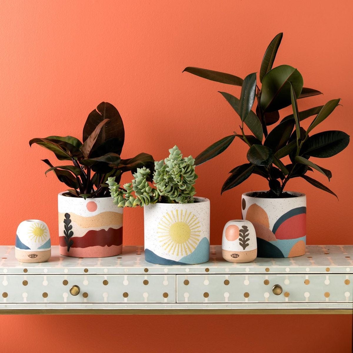 Sunrise Heaven planter (Set of 5)