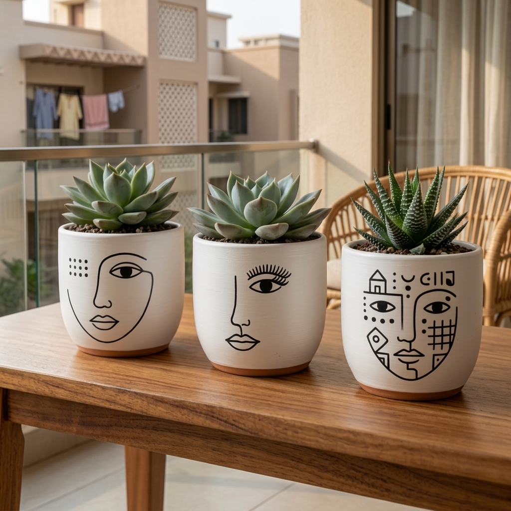 The Visage Planter(Set of 3)