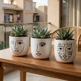 The Visage Planter(Set of 3)