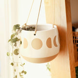 Moonphase hanging planter